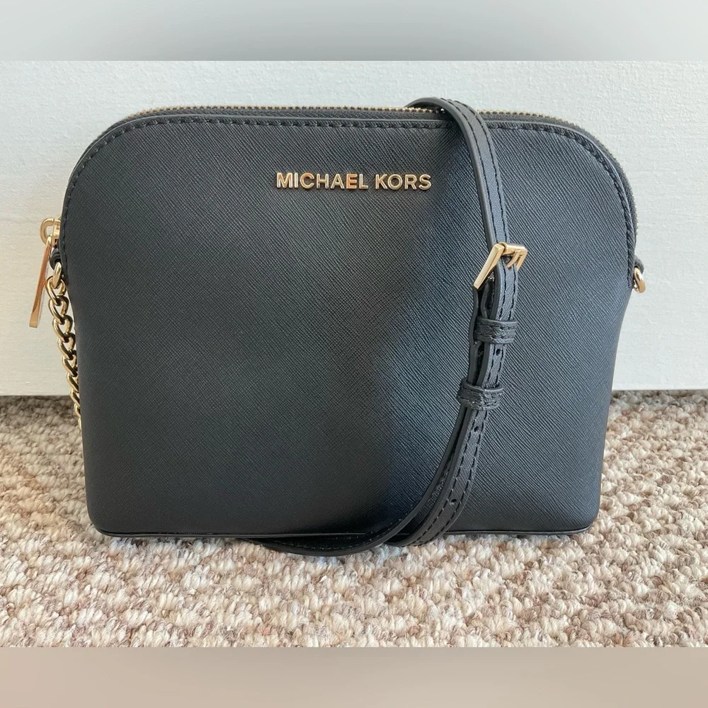MICHAEL KORS - Small Crossbody Tote w/ Gold Tone Accents - EUC